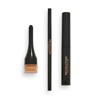 Makeup Revolution Ultra Brow Builder Kit Light Brown