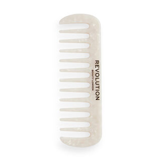 Revolution Haircare Natural Curl Wide Tooth Comb White Revolution Haircare Natural Curl Wide Tooth Comb White