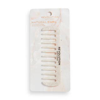 Revolution Haircare Natural Curl Wide Tooth Comb White Revolution Haircare Natural Curl Wide Tooth Comb White