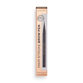 Makeup Revolution Hair Stroke Brow Pen Medium Brown Makeup Revolution Hair Stroke Brow Pen Medium Brown
