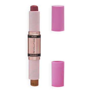 Makeup Revolution Blush & Highlight Stick Flushing Pink Makeup Revolution Blush & Highlight Stick Flushing Pink