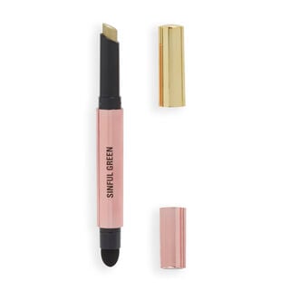 Makeup Revolution Lustre Wand Eyeshadow Stick Sinful Green Makeup Revolution Lustre Wand Eyeshadow Stick Sinful Green