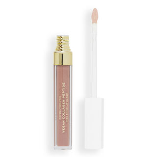 Revolution Pro Vegan Collagen Peptide High Shine Lip Gloss Cashmere Revolution Pro Vegan Collagen Peptide High Shine Lip Gloss Cashmere