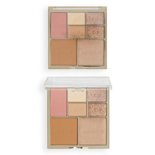 Revolution Pro Iconic Eye & Cheek Palette Light/Medium Revolution Pro Iconic Eye & Cheek Palette Light/Medium