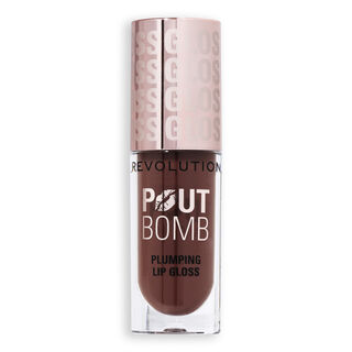 Revolution Pout Bomb Plumping Gloss Espresso Cool Nude Revolution Pout Bomb Plumping Gloss Espresso Cool Nude