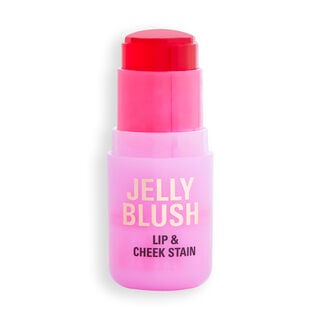 Revolution Jelly Blush Stick Lip and Cheek Stain Strawberry Pink Revolution Jelly Blush Stick Lip and Cheek Stain Strawberry Pink