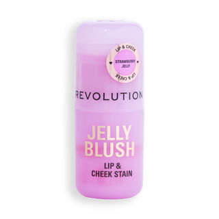 Revolution Jelly Blush Stick Lip and Cheek Stain Strawberry Pink Revolution Jelly Blush Stick Lip and Cheek Stain Strawberry Pink