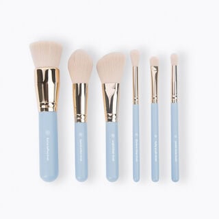 BH Travel Series: Escapade 6 Piece Mini Face & Eye Brush Set With Bag BH Travel Series: Escapade 6 Piece Mini Face & Eye Brush Set With Bag