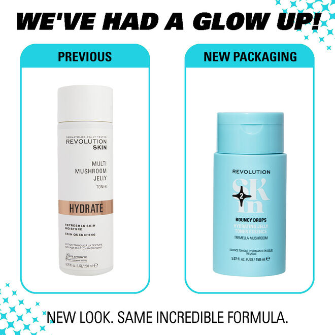 Revolution Skin Bouncy Drops Hydrating Jelly Toner