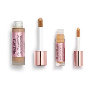 Makeup Revolution Conceal & Define Foundation & Concealer Set Makeup Revolution Conceal & Define Foundation & Concealer Set