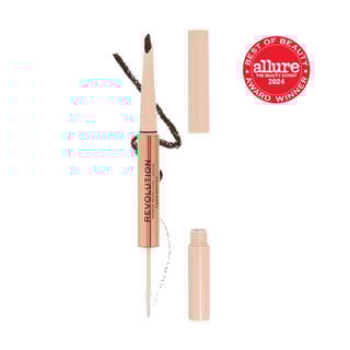 Makeup Revolution Fluffy Brow Filter Duo Dark Brown Makeup Revolution Fluffy Brow Filter Duo Dark Brown