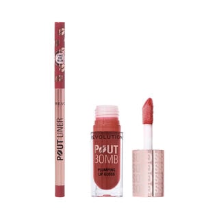Revolution Pout Bomb Gloss & Liner Duo Revolution Pout Bomb Gloss & Liner Duo