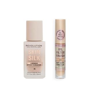 Revolution Skin Silk Foundation & IRL Concealer Duo Revolution Skin Silk Foundation & IRL Concealer Duo