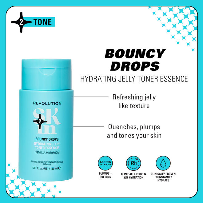 Revolution Skin Bouncy Drops Hydrating Jelly Toner Revolution Skin Bouncy Drops Hydrating Jelly Toner